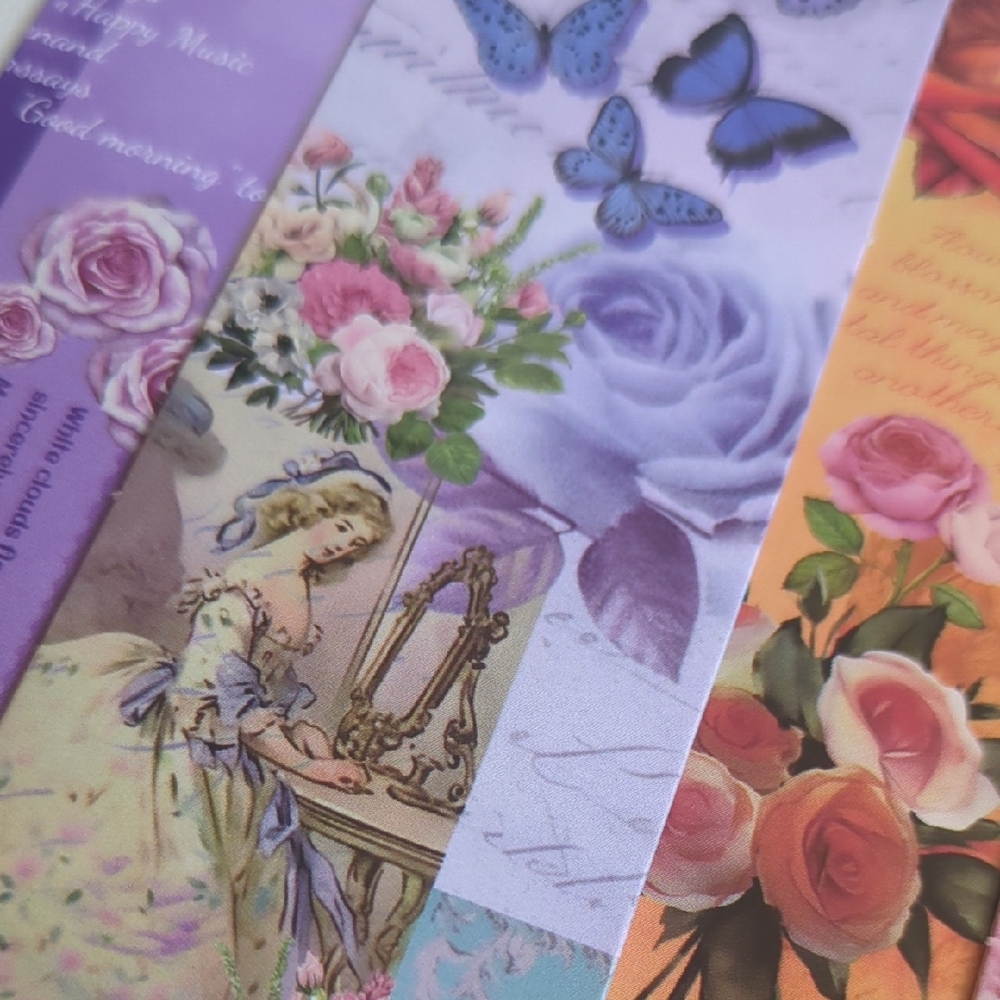 Colorful Floral and Butterfly Bookmarks - Picture 2 of 6